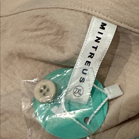 2 Piece Outfits Wide Leg Pants Set Cream Textured Lounge Set Size 2XL - Picture 4 of 5